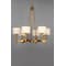 Maxim Lighting Fairmont 6-Light 30" Wide Natural Aged Brass Chandelier 22375OMNAB - alternate 2